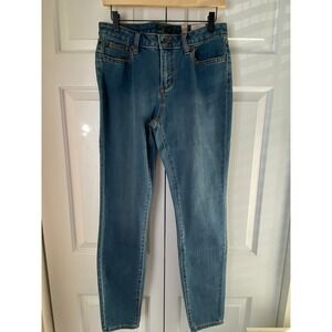 prAna Womens Sienna Jean‎ True Blue Denim Fitted Stretch Comfort Size 10